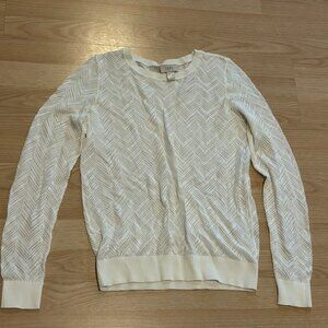 White Loft Long-sleeve Sweater